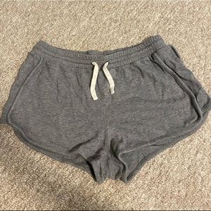 Madewell Grey comfy shorts- size small